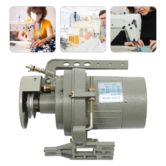 400W Industrial Sewing Machine Electric Servo Motor Clutch Motor for Industrial Sewing Machine Quiet Running 3450rpm