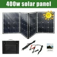 400W Portable Foldable Solar Panel Kit For Solar Generator/Car Battery/Camping