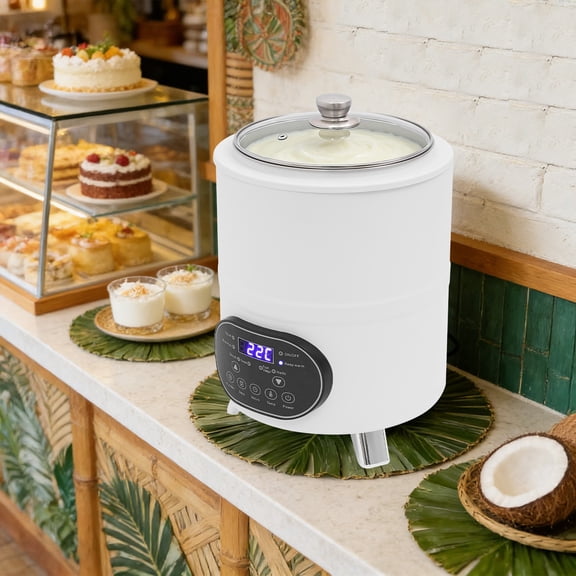 400W Yogurt Maker Machine with Time and Temperature Control, Commercial Yogurt Maker