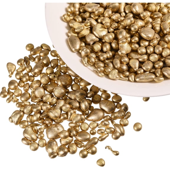 400g Copper Alloy Corrosion Resistant Grain for Casting Resistant Brass Casting for DIY Rings Necklaces Pendants Other Brass Metal Required Raw(Unplated)