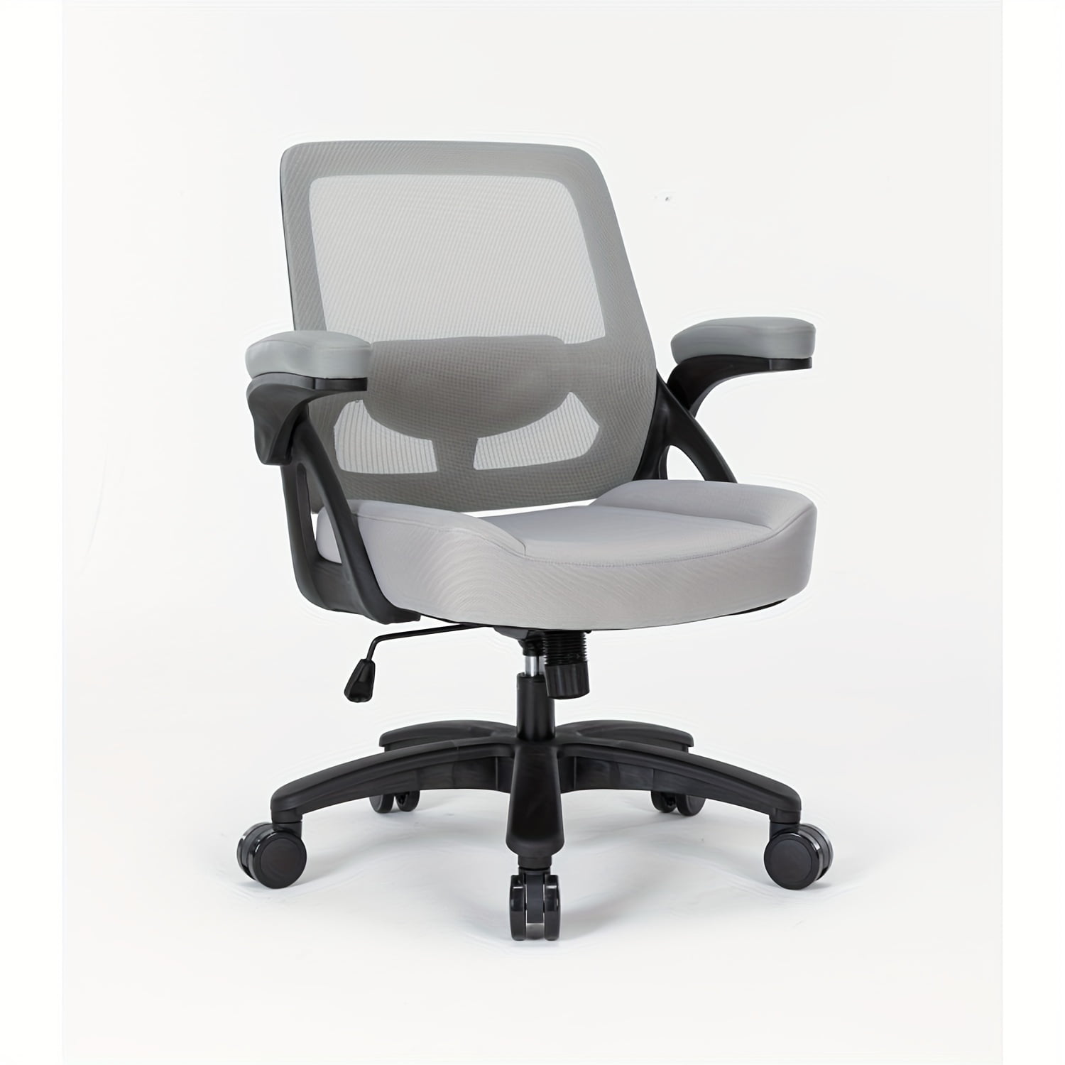 400lb Big and Tall Office Chair, Ergonomic Mesh Desk Chair with Flip Arms,Heavy Duty Home Office