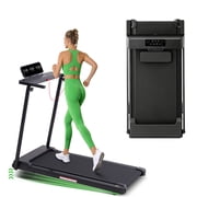 Walking Pad with Handle,400lbs Weight Capacity Treadmill for Home,3.5HP Quiet Portable Folding Machine for Walking & Jogging,LED Display