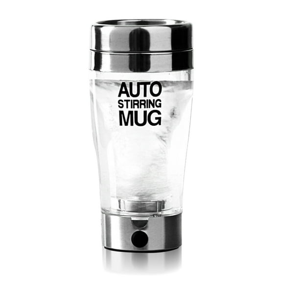 400ml Electric Protein Shaker Cup Auto Shake Mixer Drink Bottle Blender Juicer Stainless Steel Transparent Coffee Mug