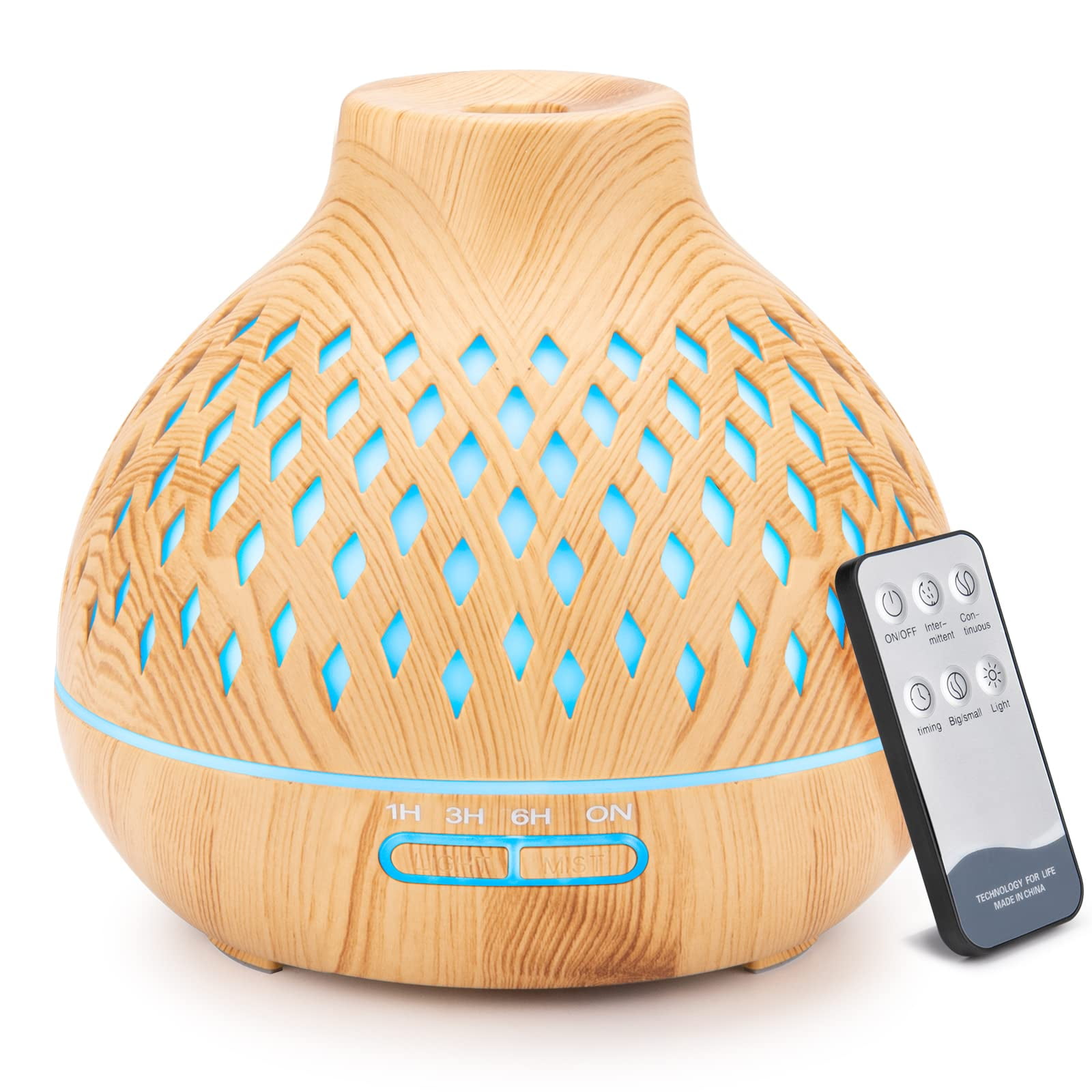 400ml Essential Oil Diffusers with Remote Control Aromatherapy Diffuser