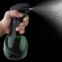 400ml Fine Mist Spray Bottle Atomizer - Refillable Plastic Barber Tool for Hair Salon, Gardening & Home Cleaning (Green)