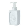 thumbnail image 1 of 400ml Hand Sanitizer Dispenser Bottle with Pump, Refillable for Soap and Lotion, Sleek Design for Bathroom and Kitchen Countertops, White, 1 of 3