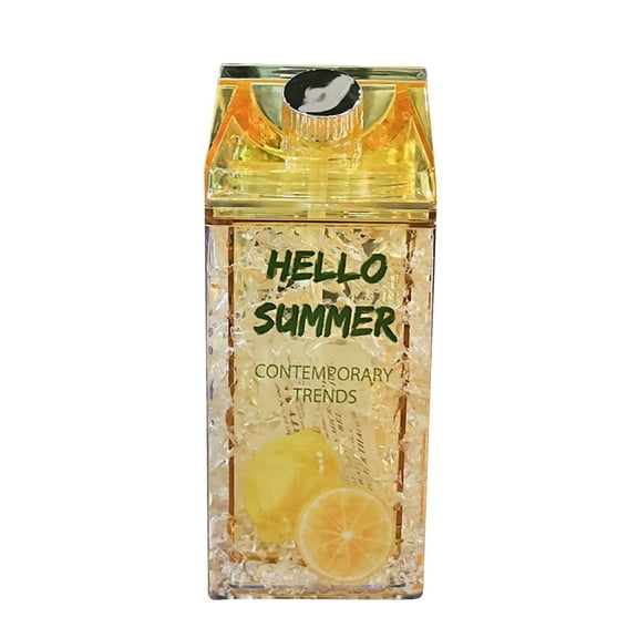 400ml Insulated Milk Chilling Tumbler, Double-Wall Refrigerator Cup with Leakproof Lid for Cold Beverages & Outdoor Use