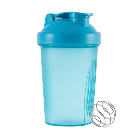 400ml Shaker Bottle for Protein - with Mixing Ball, Motivational Quotes, Leak-Proof, Food Grade (Duplicate)