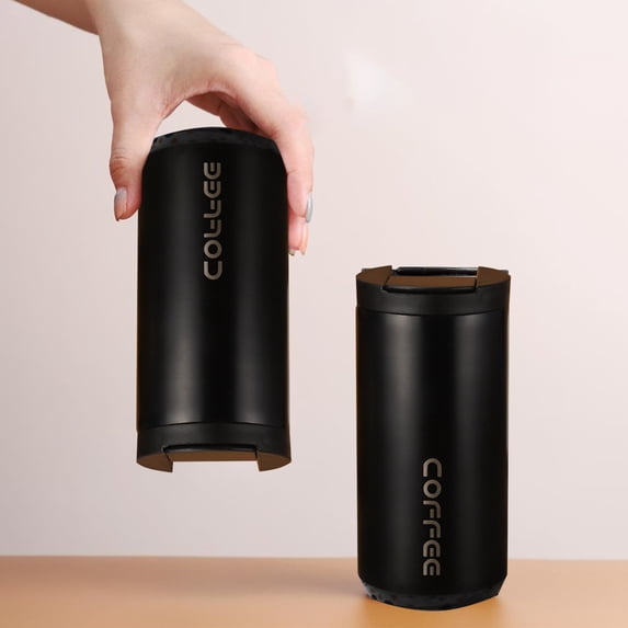 400ml Stainless Steel Vacuum Insulated Coffee Cup With Lid Coffee Cup Water Cup For Keeping Hot/Iced Coffee Tea Beer Suitable For Travel Office