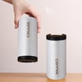 thumbnail image 1 of 400ml Stainless Steel Vacuum Insulated Coffee Cup With Lid Coffee Cup Water Cup For Keeping Hot/Iced Coffee Tea Beer Suitable For Travel Office, 1 of 9
