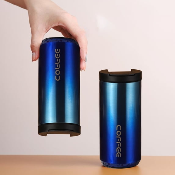 400ml Stainless Steel Vacuum Insulated Coffee Cup With Lid Coffee Cup Water Cup For Keeping Hot/Iced Coffee Tea Beer Suitable For Travel Office