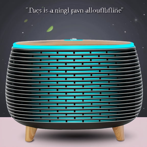 400ml Triangular Bottom Humidifier, Essential Oil Diffuser, 7 Night Light Colors, 2 Mist Modes, Aromatherapy, Fresh Air, Sleep-Aid Meditation Yoga