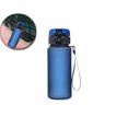 thumbnail image 1 of 400ml Water Bottles with Locked Button, Frosted Bottle One Hand, Leakproof, for Sport Office Travel Yoga Gym, 1 of 5
