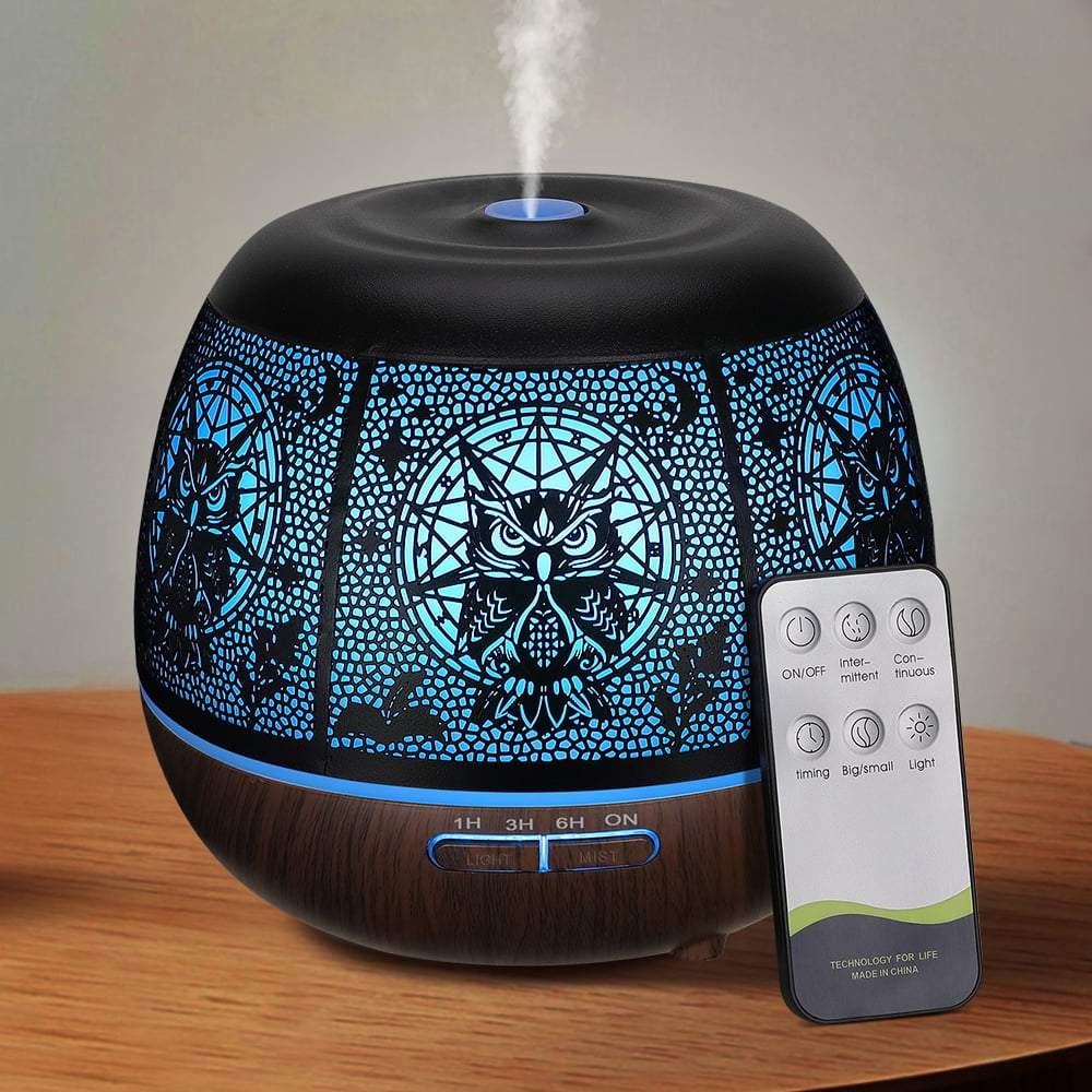 400ml essential oil diffuser, large capacity metal diffuser for home ...
