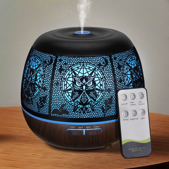 400ml essential oil diffuser, large capacity metal diffuser for home ...