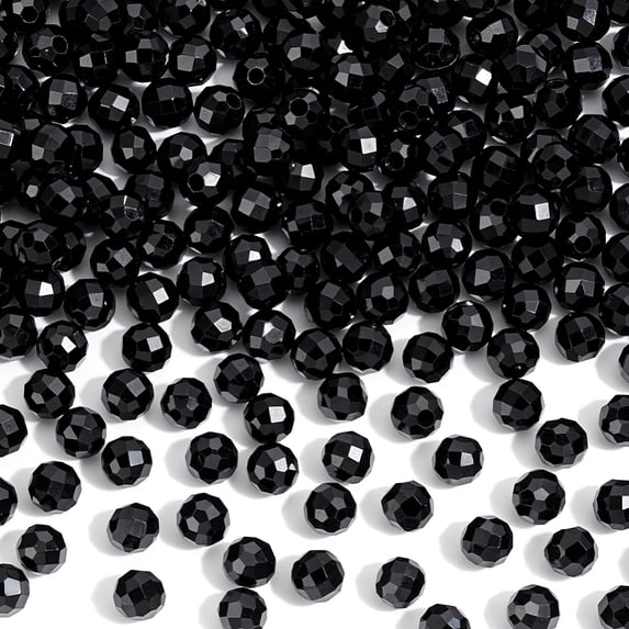 400pcs 2mm Natural Black Spinel Rondelle Gemstone Beads Rondelle Faceted Beads Round Loose Beads Strands for Jewelry Making 2 Strands
