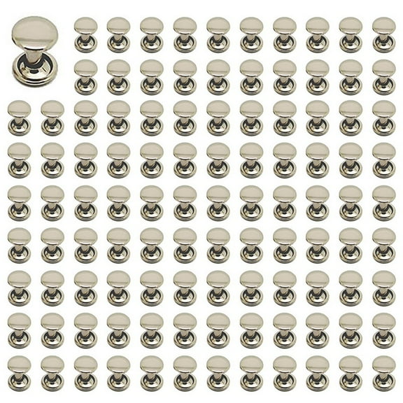 400pcs DIY Rivet Rivet Rivet Metal Board - Silver
