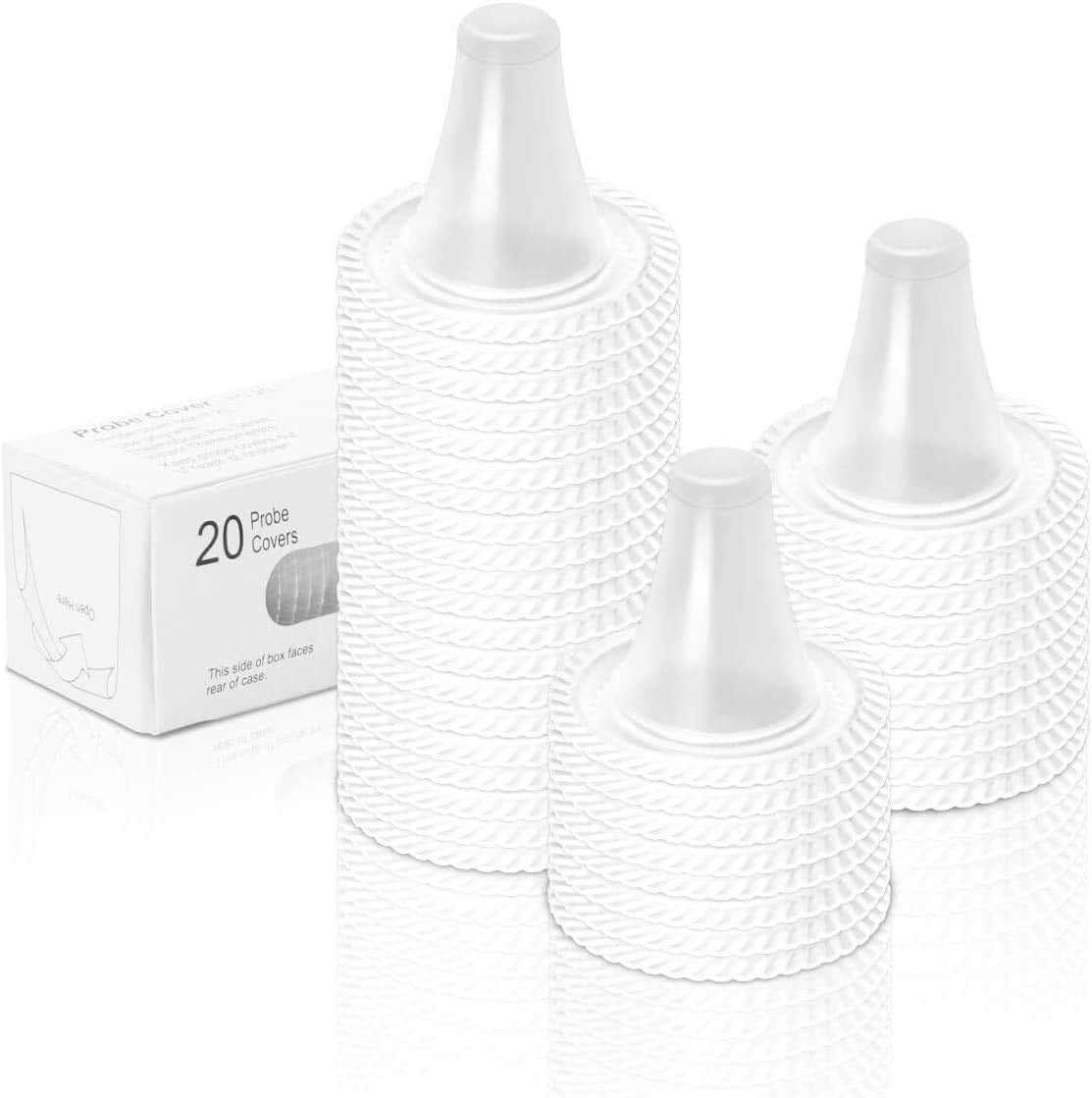 EssaUnica 200x Ear Thermometer Probe Covers Lens Filters Refill Caps for All Braun Models, BPA Free and Disposable for Braun