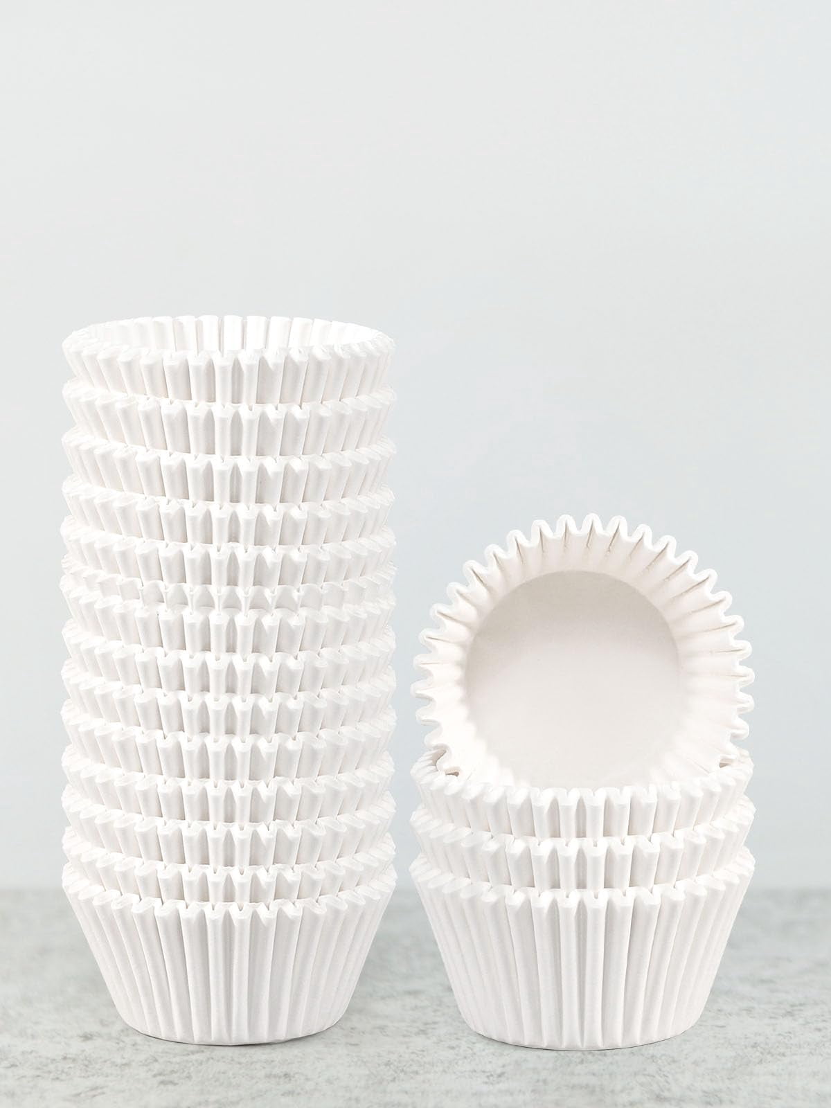 [400pcs] Mini Cupcake Liners for Baking Cups, Food Grade Greaseproof ...