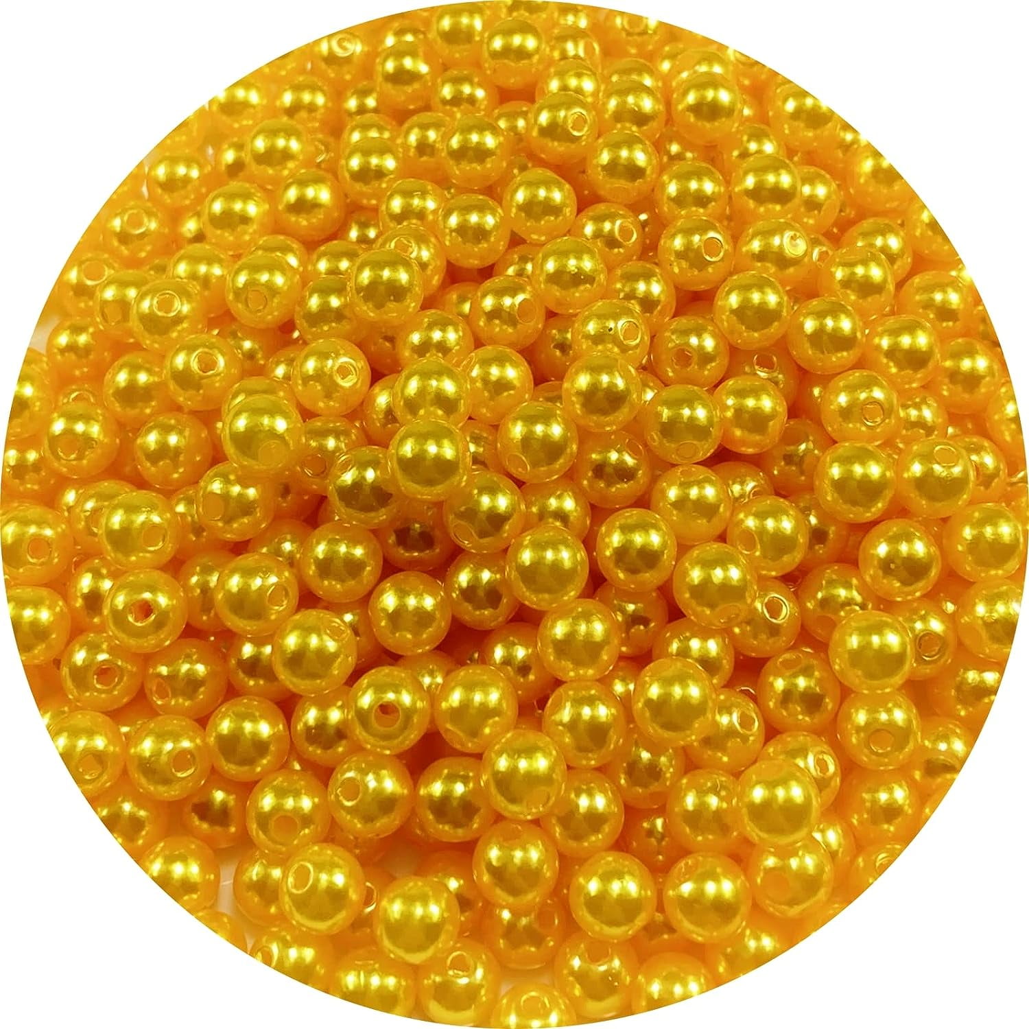 700pcs Pearl Beads 6mm Pearl Craft Beads Round Loose Pearls with