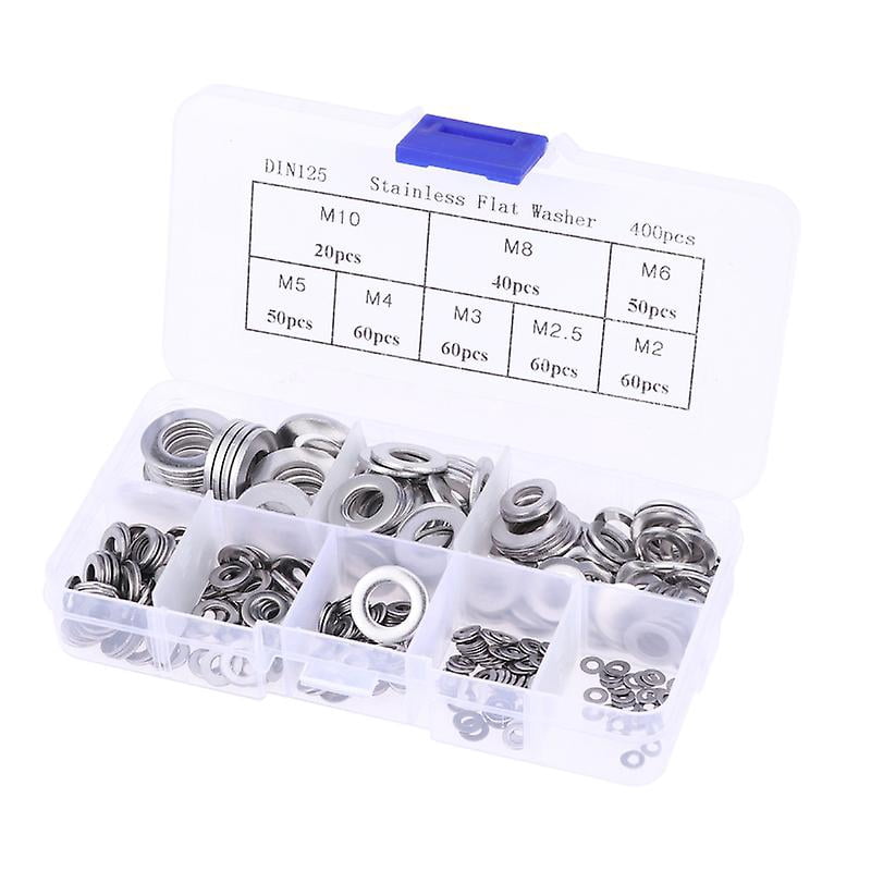 400pcs Stainless Steel Washers