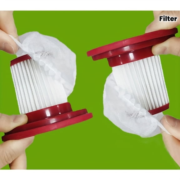 400pcs Vacuum Cleaner Filter Bags Compatible - Disposable Mesh Filter Covers, Dust-Proof, Extend Filter Life, Easy Install, Fits for Most Vacuum Cleaners, Cost-Effective Filter Replacement