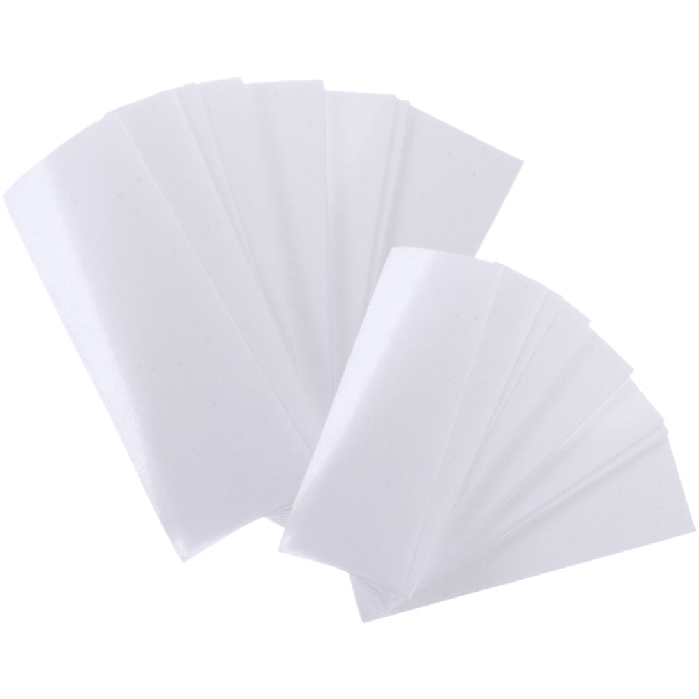 400pcs Waxing Paper Strips Facial Body Hair Removal Wax Strips Non