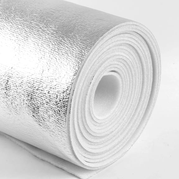 400sq Reflective White Foam Core Insulation RADIANT BARRIER 48"X100ft roll 5mm