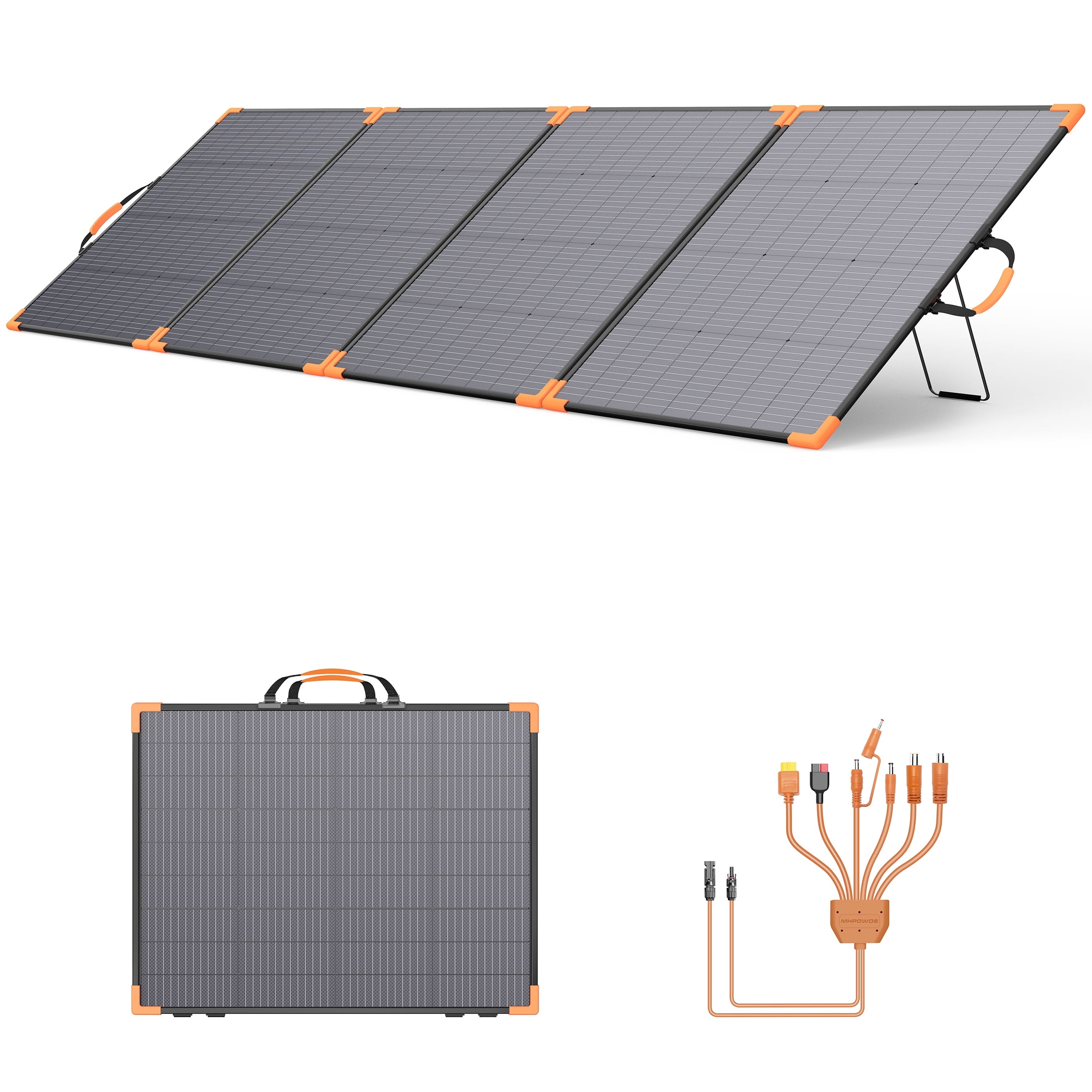 400w 33.6V 12A Solar Panel Bifacial IP68 Waterproof Plug and Play for Portable Power Stations