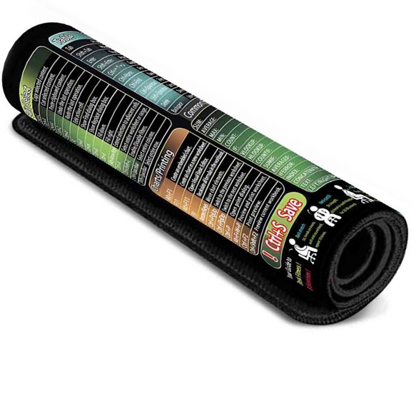 400x900x3mm Desk Pad with Word Function Key Providing Spacious and Waterproof Surfaces for Office and Gaming