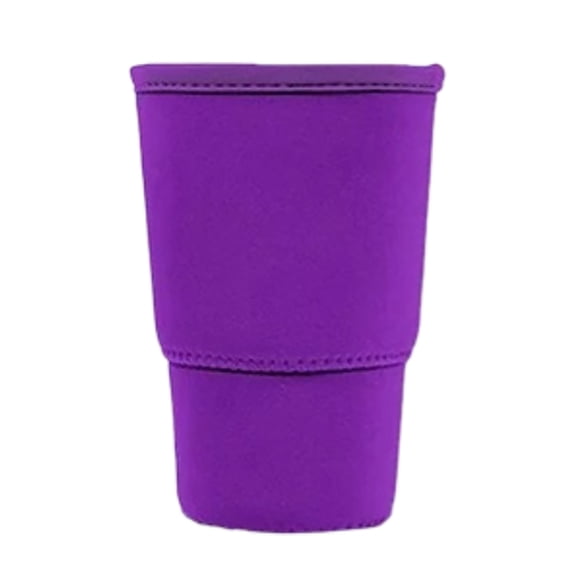 401-500ml Reusable Insulated Cup Holder - Chloroprene Rubber, Anti-Condensation, Multiple Colors, for Iced Coffee