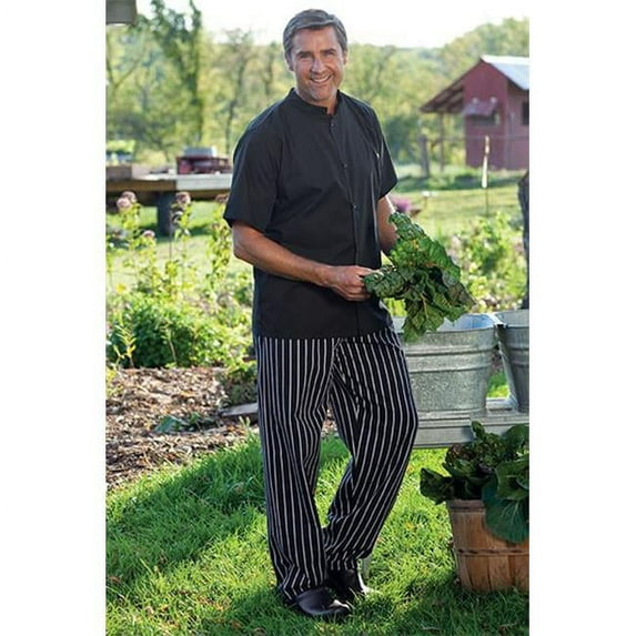 4010-4105 Traditional Chef Pant in Chalk Stripe - XLarge