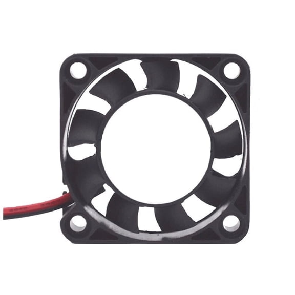 4010 DC 12V Cooling Fan, PBT Plastic DC Crossflow Fan for 3D Printer, 1 Piece 1.6x1.6x0.4inch Oiled Bearing Fan, Light & Silent