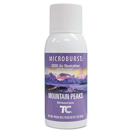 4012571 Microburst Refill, Mountain Peaks, 2Oz, Aerosol, 12/Carton