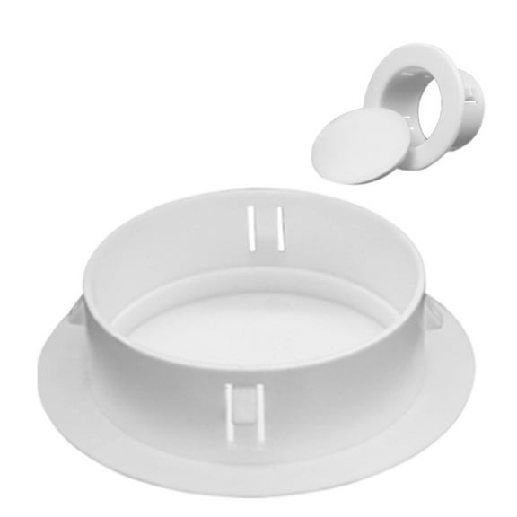 40150Mm Decorative Wall Hole Cover Plastic Round Vent Cap For Air Conditioning