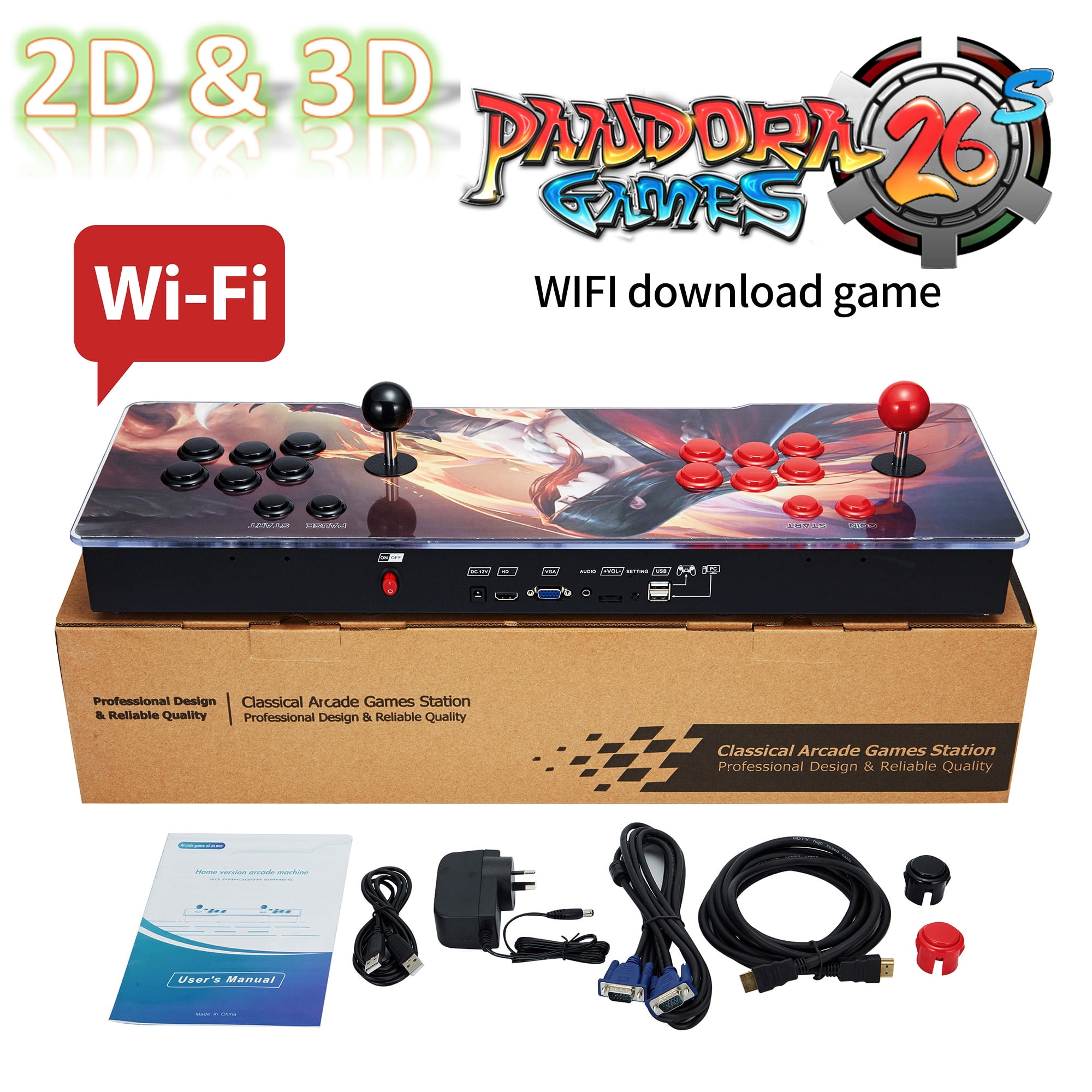 Buy Arcade Games Machines for Home, Bigaint Arcade Machines 2 Players Video  Game Compatible with NS Switch, Arcade Stick with USB/ Turbo/ Stretchable/  Plug & Play TV Games Online at Low Prices
