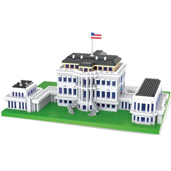 4018 PCS USA Architecture Micro Building Bricks Model Kit for Adults – Detailed Architectural Display Model – Ages 14+