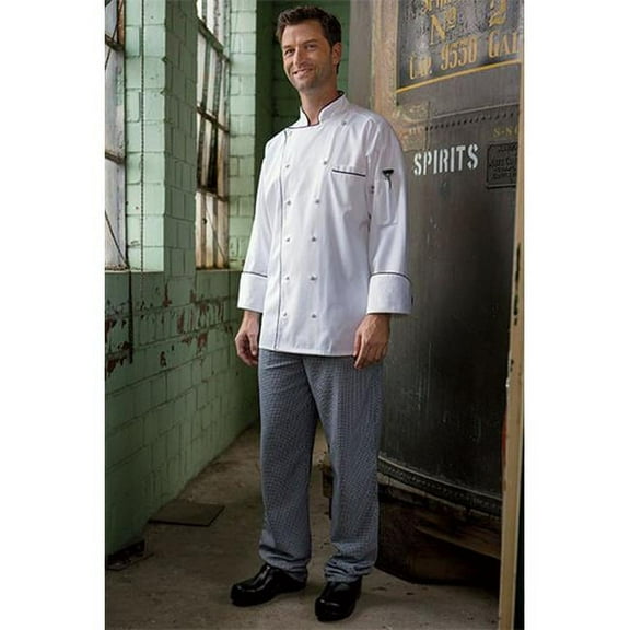 4020-4001 Executive Chef Pant in Houndstooth - XSmall