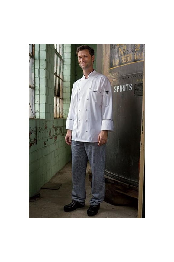 4020-4003 Executive Chef Pant in Houndstooth - Medium