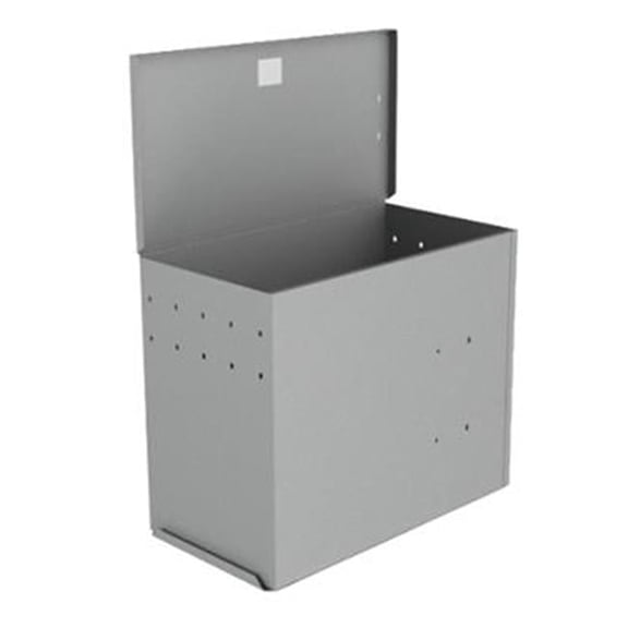 40210 Single Compartment Storage Box, Gray