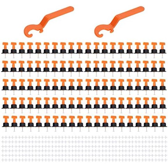 402Pcs Tile Leveler Set Reusable Tiles Leveling System Kit with "+" Type Clip Wrench for Floor$$Tools & Hardware Other