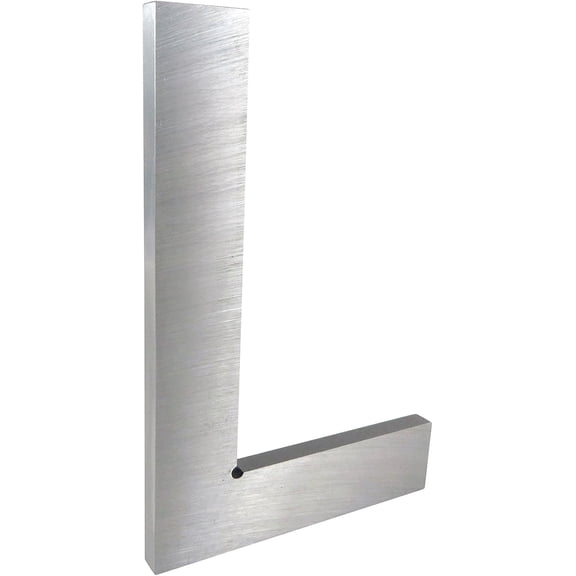 4033-02-015 6 Inches Tall x 4 Inches Wide Flat Solid Machinist Square DIN 875/0 Square to w/in 0.0003 Inches