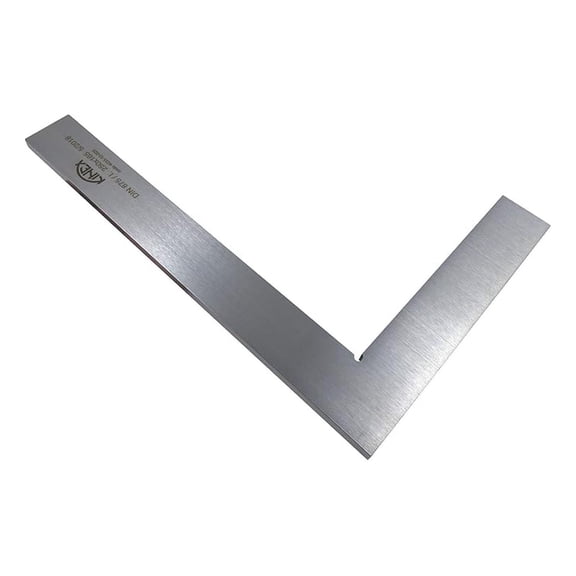 4033-12-025 Flat Solid Machinist Square 10" x 6-1/2" (250 x 165 mm) DIN 875/1 Square to w/in 0.0009 (Nine Ten-Thousandths of an Inch)