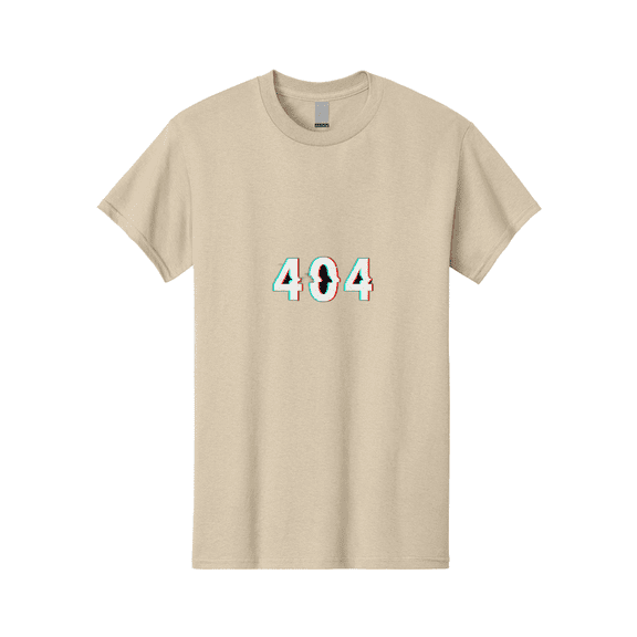 404-1 Mens Graphic Tee, 100% Cotton, Casual Summer Wear BAA058