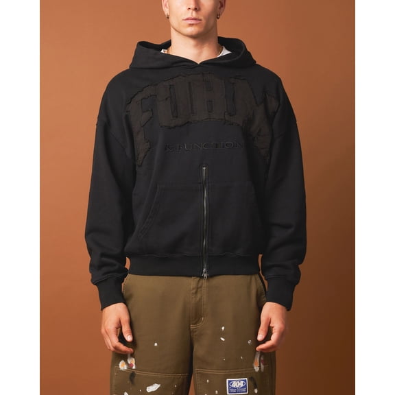404 Bottom Zip Form Hoodie