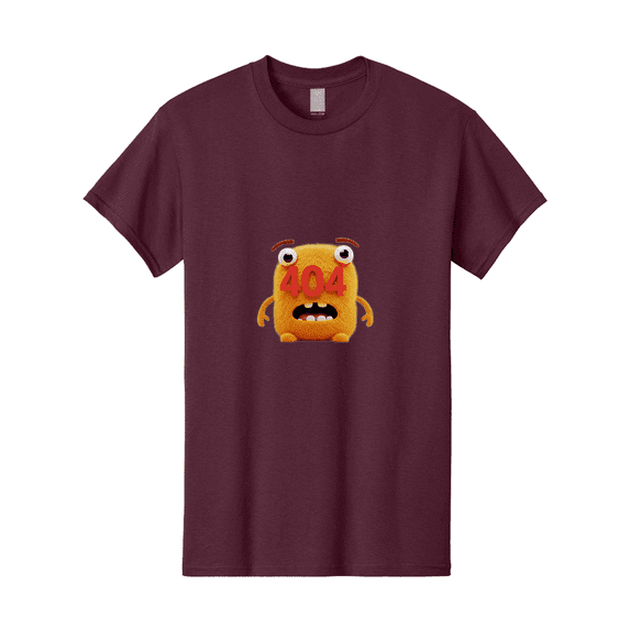 404-Character-1 Mens Graphic Tee, 100% Cotton, Casual Summer Wear BAA067