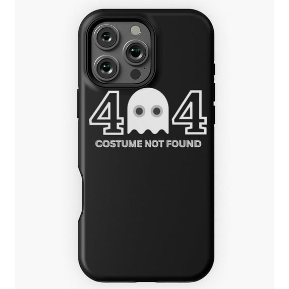 404 Costume Not Found Funny GA3338 Phone Case for iPhone 11 to 17 Pro Max