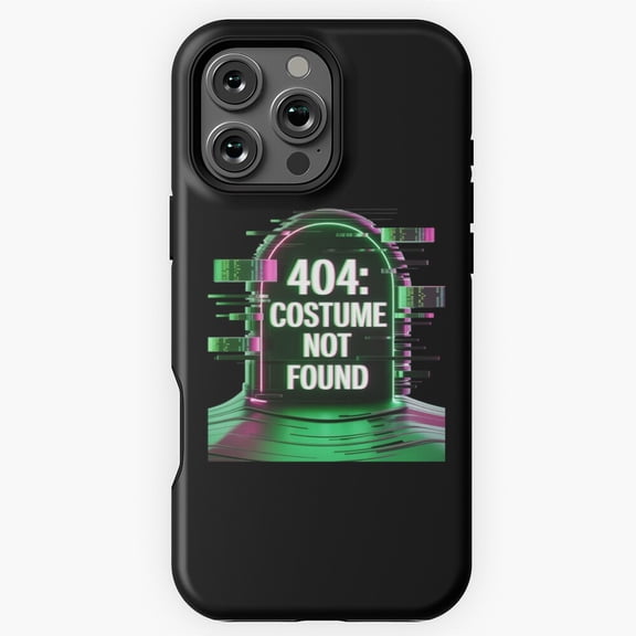 404 Costume Not Found Funny Geek Phone Case for iPhone 16 15 14 13 12 11 Pro Max M5901822