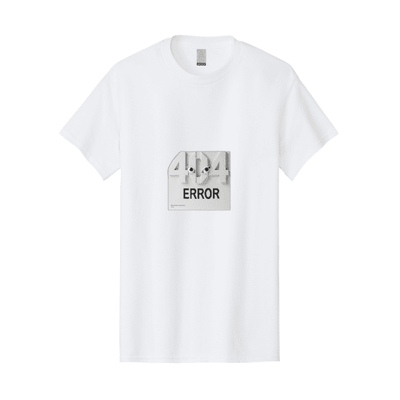 404-Error-8 Mens Graphic Tee, 100% Cotton, Casual Summer Wear BAA082