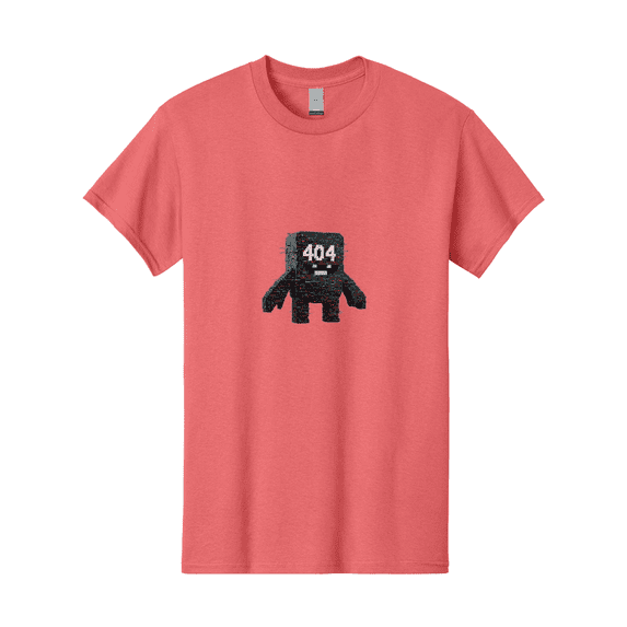 404-Error-Monster Mens Graphic Tee, 100% Cotton, Casual Summer Wear BAA087